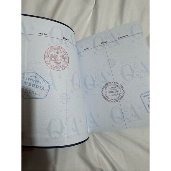 Q & A for travelers Journal NWt travel adventure book notes book - Picture 2 of 4